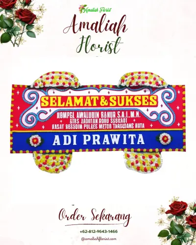 Karangan Bunga Ucapan Selamat di Jambon