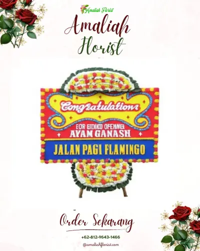 Bunga Papan Congratulation di Jambon